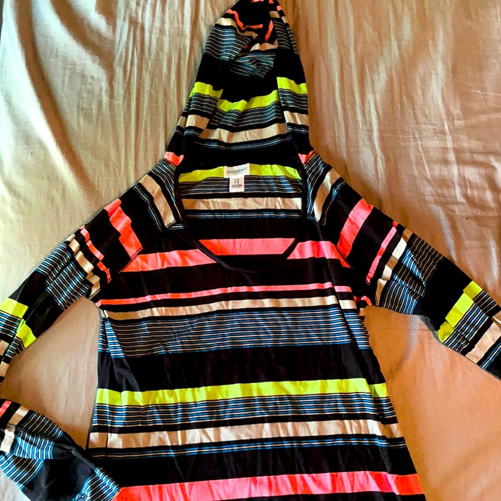 Motherhood Maternity Long Sleeve Hoodie T-shirt